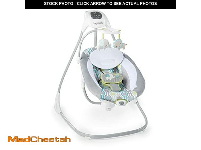 Lot 74-12633101 - Ingenuity SimpleComfort Lightweight Compact 6-Speed Multi-Direction Baby Swing, Vibrations &amp; Nat...