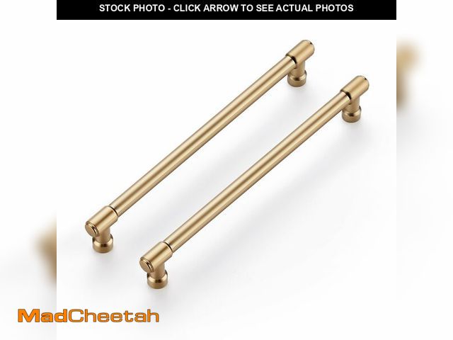 Lot 74-13953708 - Ravinte 10 Pack 7-1/2 Inch Hole Center Solid Kitchen Cabinet Handles Champagne Bronze Dresser Pulls ...