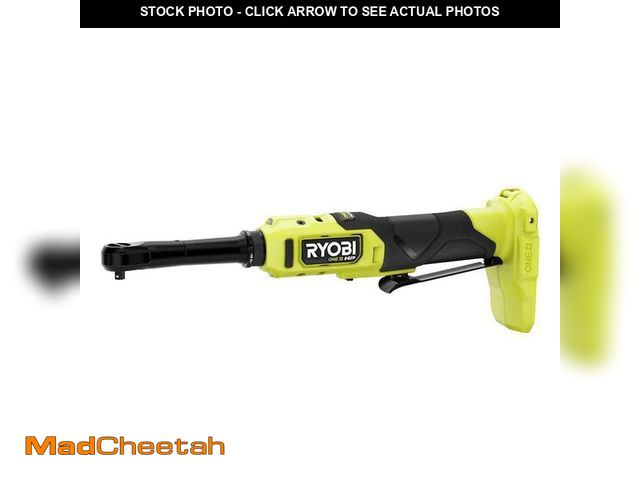 Lot 74-13136223 - RYOBI ONE+ HP 18V Brushless Cordless 1/4 in. Extended Reach Ratchet (Tool Only) - UNUSED