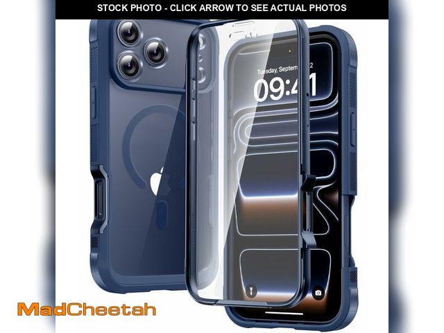 Lot 74-14146543 - Diaclara Magnetic Designed for iPhone 17 Pro Case Full Body Bumper,[Compatible with MagSafe] Militar...