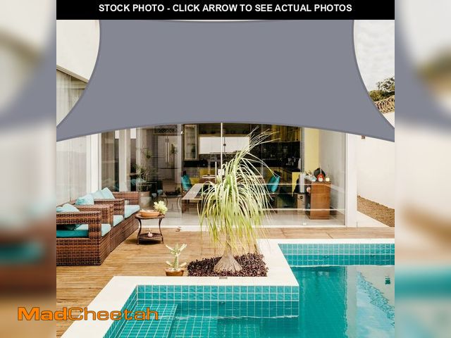 Lot 74-14150918 - Neween Shade Sails, Waterproof Sun Shade Sail Rectangle UV Block Canopy Sun Shade for Outdoor Patio ...