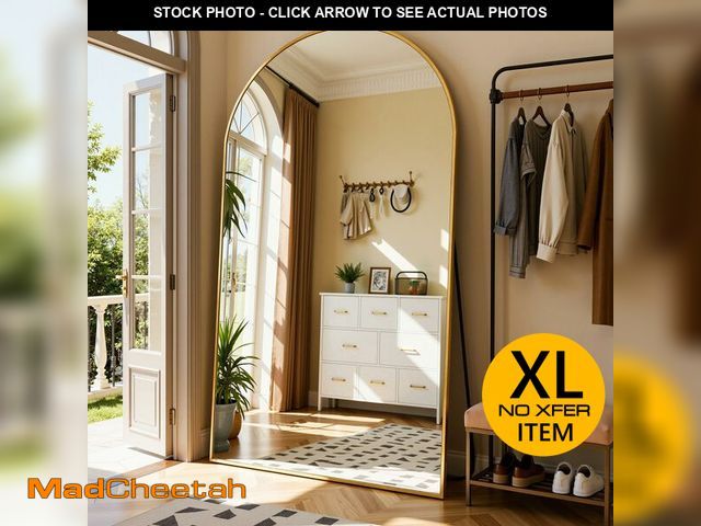 Lot 74-12823175 - Coomily Full Length Mirror 90" L x 46" Full Body Standing Mirror for Bedroom, Living Room, Gym, Dorm...