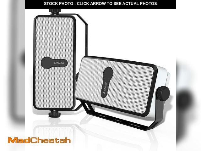 Lot 74-13716028 - Inwa Bluetooth Outdoor Speaker, IPX5 Waterproof Wall Mount Speaker, Wireless Sync Up to 100 Speakers...