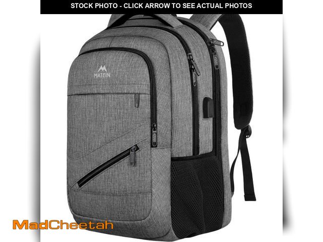 Lot 74-11553321 - MATEIN Travel Laptop Backpack, 17 Inch Business Flight Approved Carry on Backpack, TSA Large Compute...