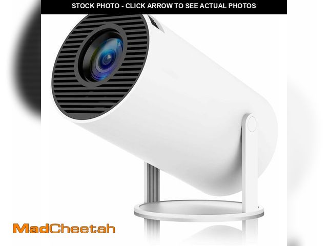 Lot 74-12711543 - ENUOSUMA Mini Projector, Support 4K 1080P Portable Projector with Dual Band WIFI6 5G Wireless 5.2 Bl...