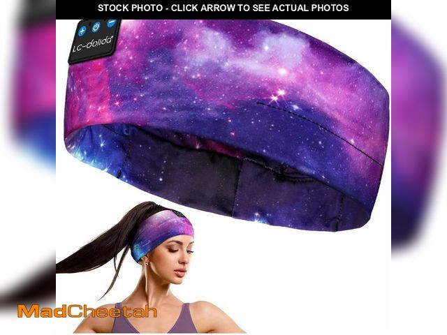 Lot 74-12455723 - LC-dolida Sleep Headphones Bluetooth Headband Sleeping Wireless Headband Headphones with Thin HD Ste...