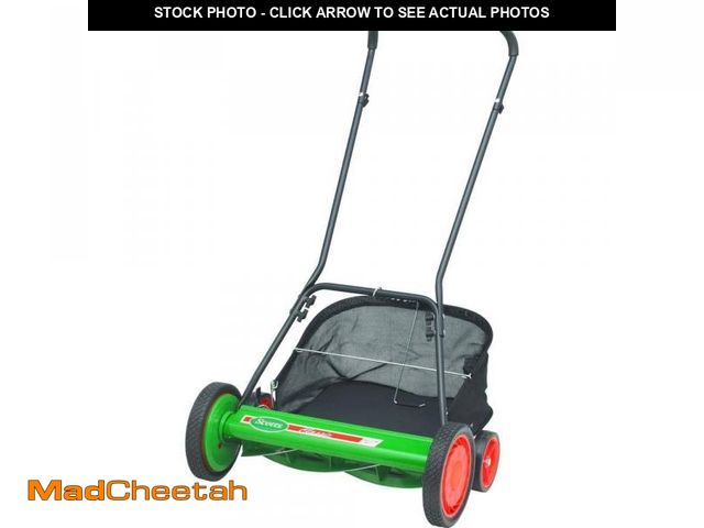 Lot 74-12364763 - Scotts 20 in. Manual Walk Behind Reel Lawn Mower, Includes Grass Catcher - UNUSED