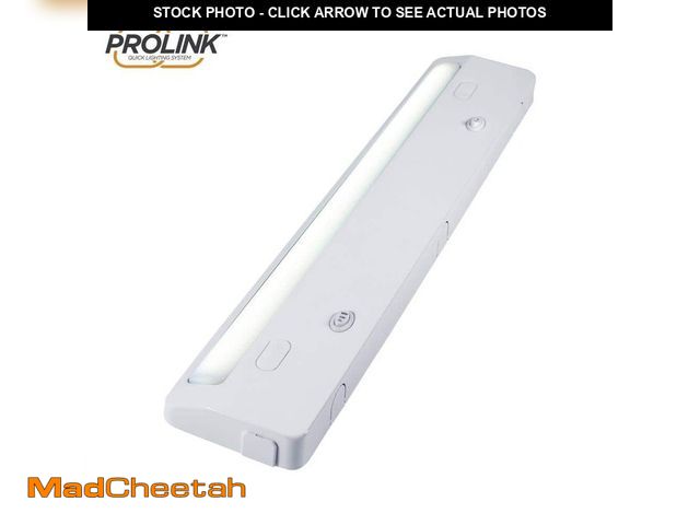 Lot 74-13051044 - ULTRA PROGRADE ProLink Hardwired 18 in. LED White Under Cabinet Light, Linkable, 3 Color Temperature...