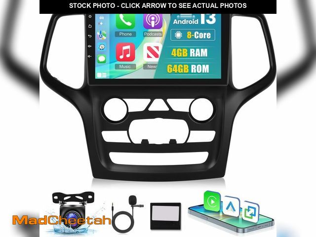 Lot 74-12599216 - [8 Core 4G+64G] Android Car Radio for Jeep Grand Cherokee 2014-2020, 9 inch Touch Screen Car Play St...