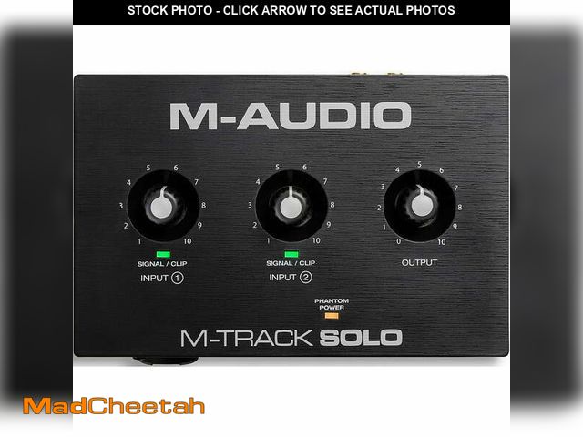 Lot 74-12688332 - M-Audio M-Track Solo 2-Channel USB Audio Interface - UNUSED