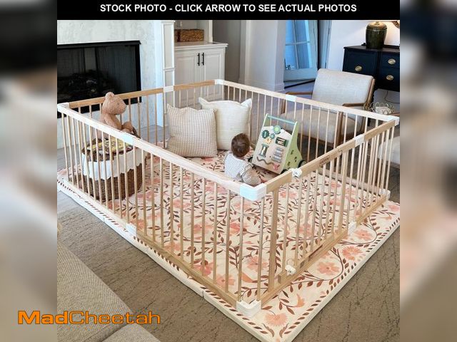 Lot 74-12462502 - HARPPA Baby Gate Playpen Baby Fence for Babies and Toddlers  Baby Play Yards for Play Area  XXL-Larg...