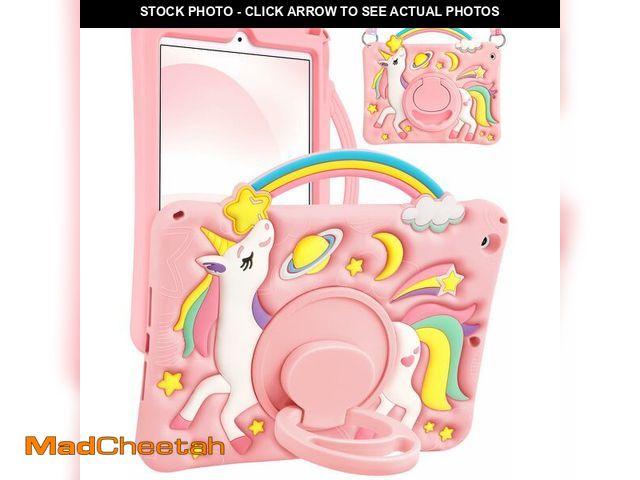 Lot 74-13622717 - Boaretiu for iPad 9th/8th/7th Generation Case 10.2 Inch 2021/2020/2019 - Cute Cartoon Unicorn Soft 3...