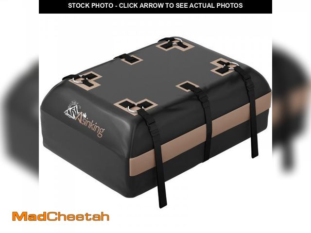 Lot 74-12111441 - Asinking Car Rooftop Cargo Carrier Bag, 15 Cubic Feet Waterproof Roof Cargo Bag for Sedan SUV Miniva...