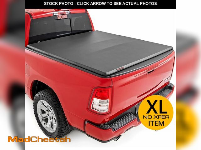 Lot 74-14610534 - Rough Country Soft Tri-Fold Tonneau Cover for Ram 1500 (2019-2026) 1500 TRX (2021-2024) - Weather-Re...