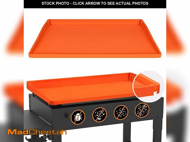 Lot 74-12975695 - NancyL Griddle Mat Silicone Protective Cover, Full-Edge 28" Grill Cover Blackstone Accessories for B...