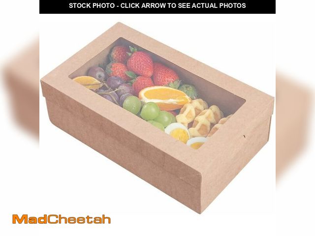 Lot 74-12284915 - Restaurantware Cater Tek 10.2 x 6.1 x 3.2 Inch Catering Boxes 10 Insert Tab Lock Baked Goods Boxes -...
