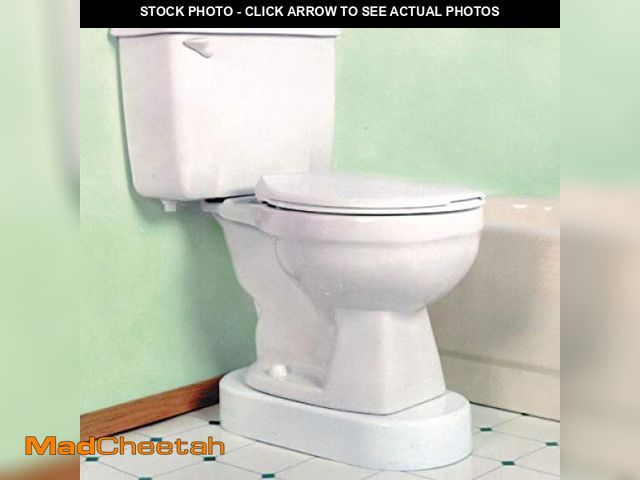 Lot 74-12098558 - Toilevator Toilet Riser - 3.5" High Toilet Riser Base for Handicap and Elderly, Extra Tall Toilet Se...