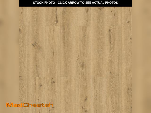 Lot 74-12414055 - Home Decorators Collection Nobelford Oak 12mm T x 7.56 in. W Waterproof Laminate Wood Flooring (15.9...