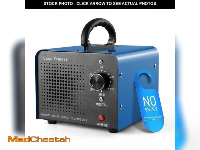 Lot 74-14390185 - KucyBor 7,000 sq. ft. UV Ozone Generator in Blue, 45000 mg/h High Capacity Commercial/Industrial Ozo...