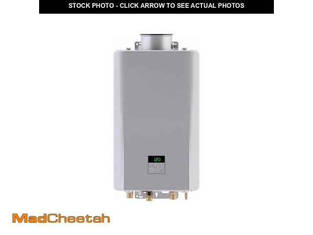 Lot 74-12540032 - Rinnai RE199iN Non-Condensing Natural Gas Tankless Water Heater, Up to 9.8 GPM, Indoor Installation,...