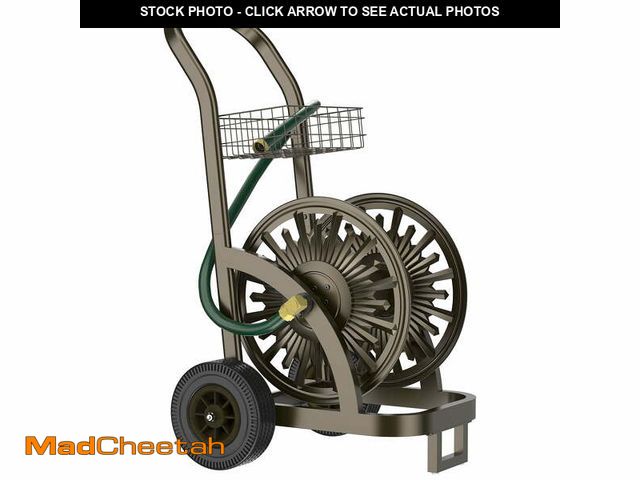 Lot 74-13818773 - Outlandpro Garden Hose Reel Cart with Wheel, Hold up to 200 Ft of 5/8" Hose - UNUSED