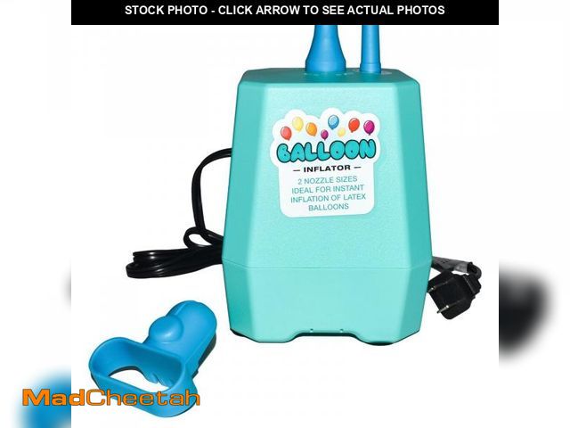 Lot 74-12421491 - Way to Celebrate Party Electric Plastic Balloon Inflator with Balloon Knotter - UNUSED