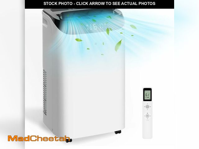 Lot 74-14614923 - 12,000 BTU Portable Air Conditioner Cools Up to 500 Sq.Ft, 3-IN-1 Energy Efficient Portable AC Unit ...