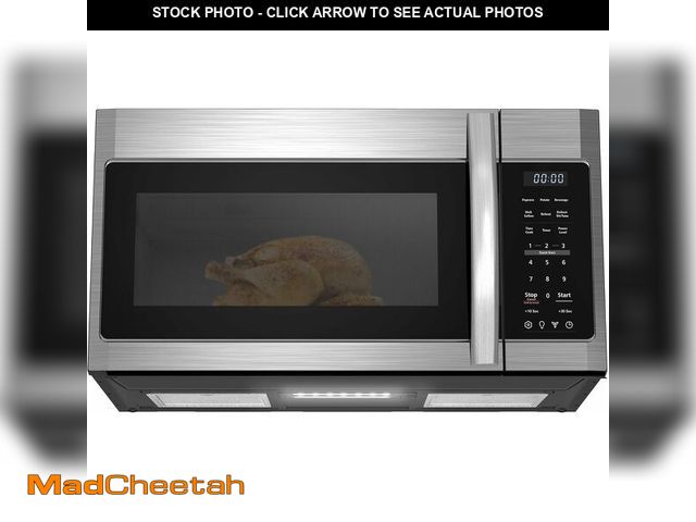Lot 74-13070903 - BLACK+DECKER Over the Range Microwave Oven with Vent and One-Touch Auto Cooking, 1.7 cu. ft. OTR Ove...