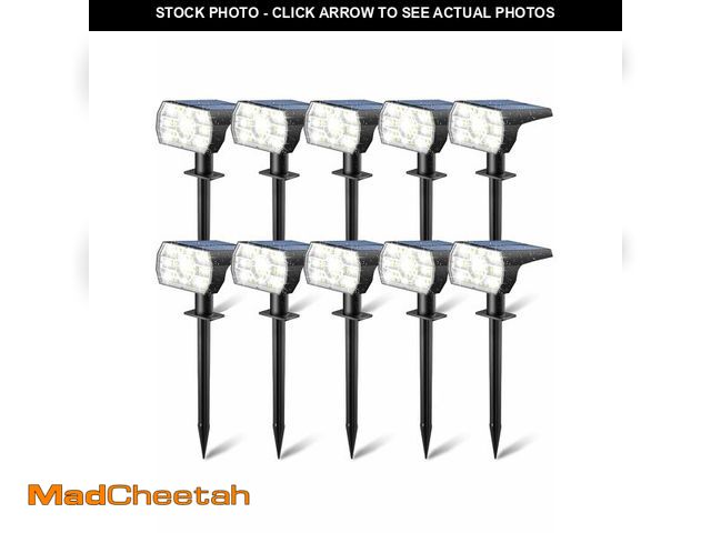 Lot 74-12713608 - Kaxiida Solar Lights Outdoor Waterproof IP68, 3 Lighting Models Solar Powered Spot Lights Outdoor, 5...