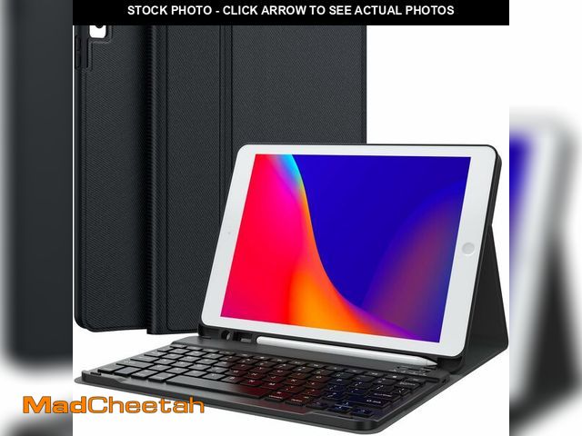 Lot 74-12710517 - CHESONA Keyboard Case for iPad 9th Generation 2021 10.2 Inch, Detachable Wireless with Pencil Holder...