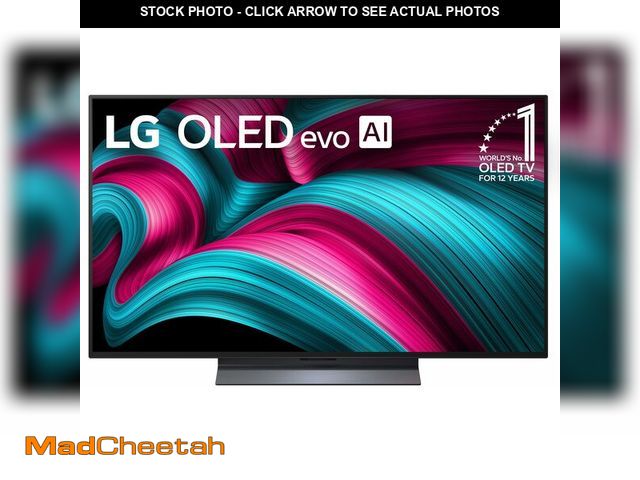 Lot 74-13580513 - LG 48-Inch Class OLED evo AI Super Upscaling 4K C5 Series Smart TV w/Dolby Atmos &amp; Vision, HDR10...