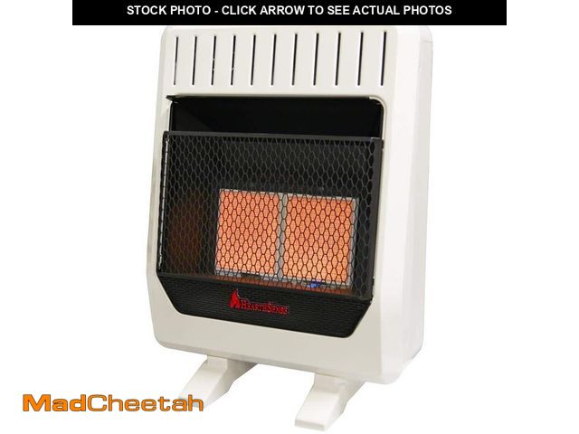 Lot 74-13098374 - HearthSense 20,000 BTU, Dual Fuel Ventless Infrared Plaque Heater With Base and Blower, T-Stat Contr...