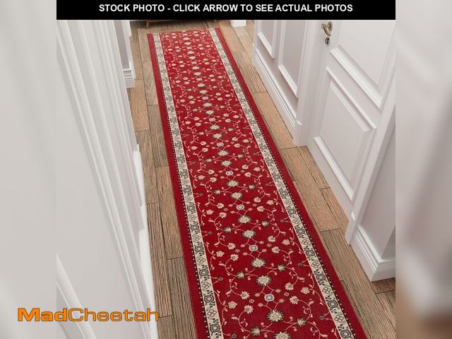 Lot 74-13733923 - Ottomanson Hallway Runner Rug 1'10.5" x 10' - Soft Non-Slip Rug, Low Pile Carpet for Entryway, Kitch...