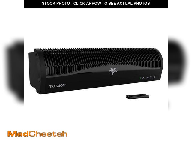 Lot 74-12691886 - *SCRATCHED/MISSING REMOTE* Vornado Transom 26 in. 4 Speed Low Profile Window Fan *SCRATCHED/MISSING ...