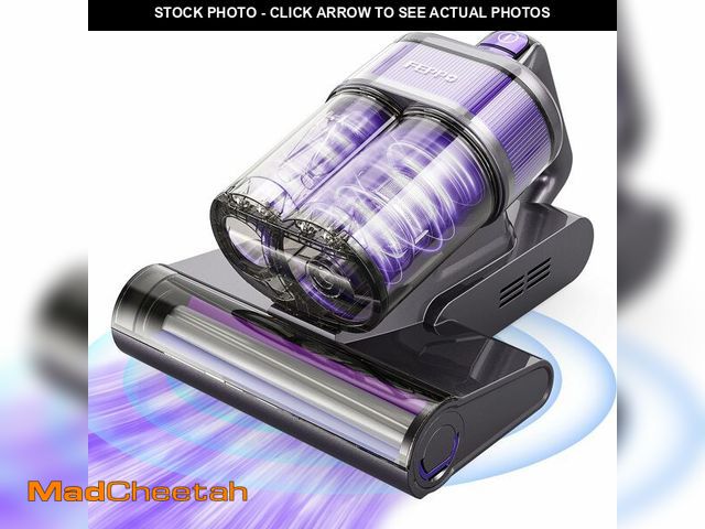 Lot 74-13960318 - FEPPO Mattress Vacuum Cleaner, 4-in-1 Bed Vacuum Cleaner PRO, 16KPa Handheld Vacuums with 253.7nm UV...