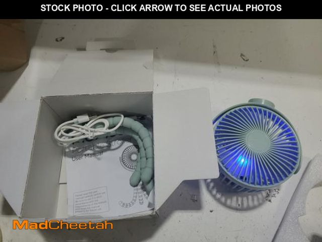 Lot 74-12125095 - Momcozy Portable Stroller Fan, 8000mAh, 27H Ultra-long Battery Life, Detachable 4 Speed 360ÃÂ°Rotat...