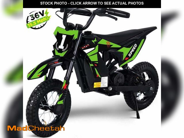 Lot 74-12815193 - Wisairt 36V Kids Electric Dirt Bike, 315W Battery Powered Ride on Motorcycle for Kids Aged 5-10, 3 S...