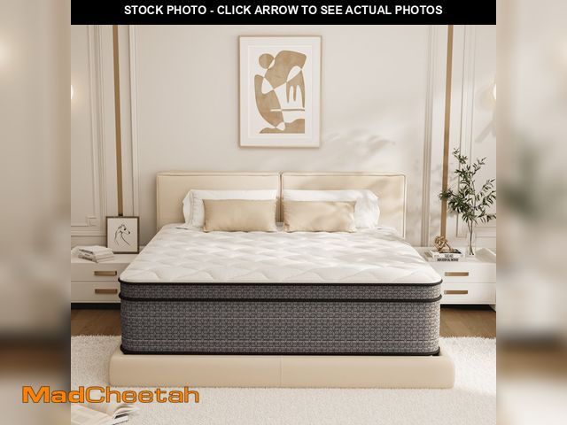 Lot 74-14353283 - VQRking Full Size Mattress 10 inch,Gel Memory Foam Hybrid Mattress in a Box,Pocket Springs Medium Fi...
