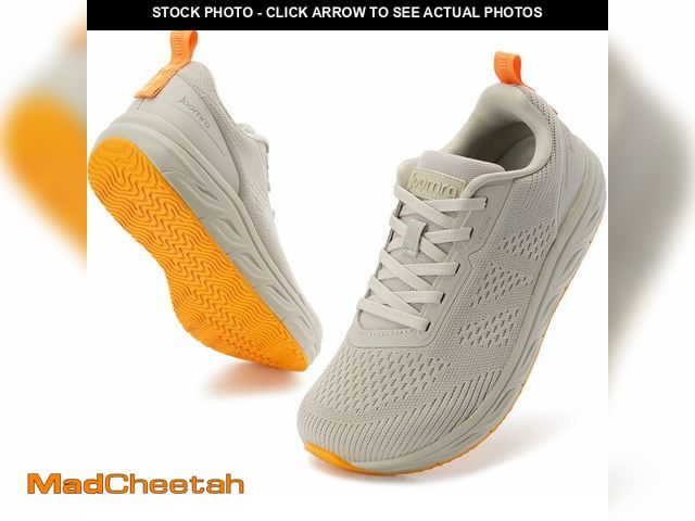 Lot 74-13570746 - Joomra Wide Toe Box Walking Tennis Shoes for Women Size 7 7w Fashion Gym Lightweight Fitness Exercis...