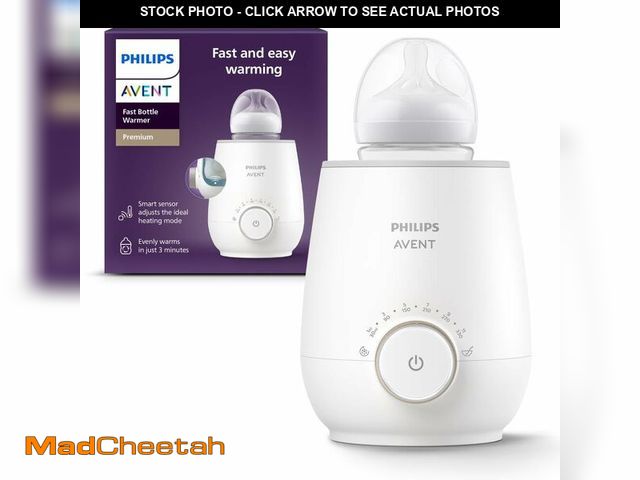 Lot 74-12715955 - Philips Avent Premium Fast Bottle Warmer, with Smart Temperature Control, Water Bath Technology, Aut...
