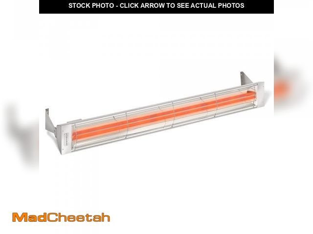 Lot 74-12279544 - Infratech WD-6024 SS Stainless Steel 61.25Ã¢â¬Â Dual Element Fixture 6000 Watt, 240 Volt, Stainles...