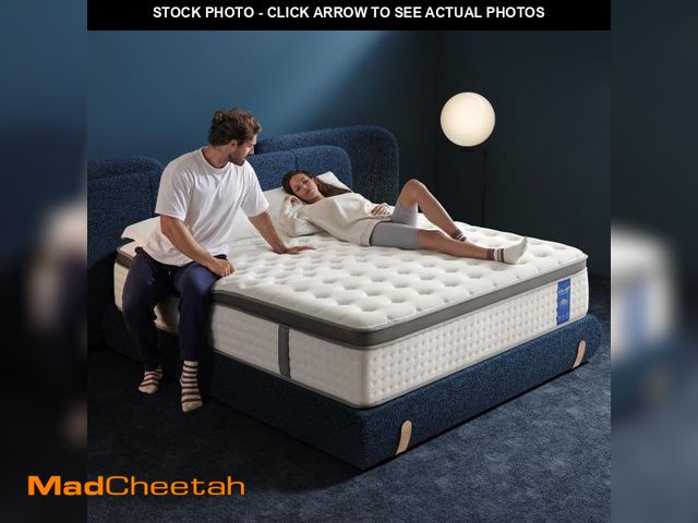 Lot 74-12388815 - KOULABR Z Queen Size Mattress, 14 Inch Hybrid Mattress in a Box, Gel Memory Foam Individually Wrappe...