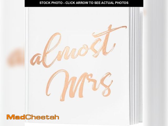 Lot 74-10271482 - Calculs Almost Mrs Wedding Shower Guest Book Bachelorette Party Picture Book Polaroid 8.5Ã¢â¬Â Squ...