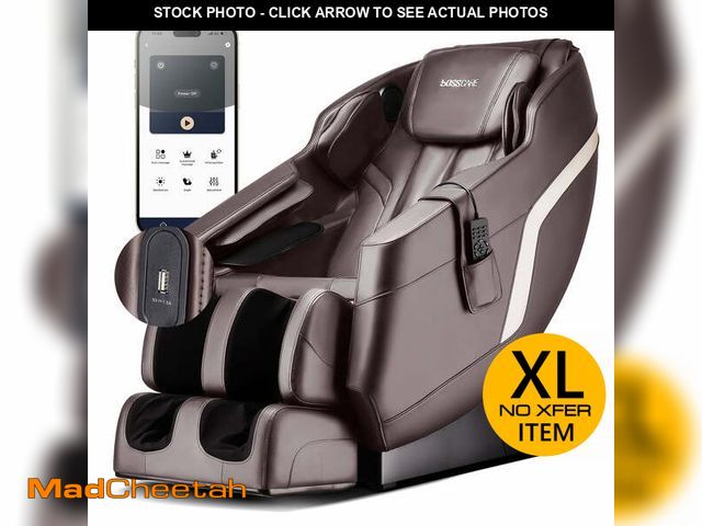 Lot 74-12816443 - BOSSCARE Full Body Massage Chair and Recliners Zero Gravity Shiatsu for Relaxation, Brown - UNUSED