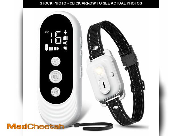Lot 74-13949133 - Dog Shock Collar, 3300ft Dog Training Collar with Remote, IPX7 Waterproof Rechargeable Sleek Modern ...