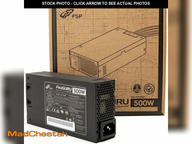 Lot 74-12972284 - FSP FlexGURU Pro Power Supply, Flex ATX 500W, 80 Plus Gold, 5 Year  (FSP500-57FDB) - USED