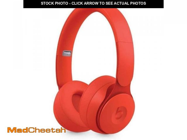 Lot 74-12343225 - Beats Solo Pro Wireless Noise Cancelling On-Ear Headphones - Red (Renewed) - UNUSED
