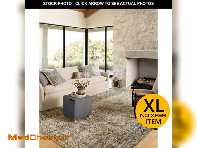 Lot 74-12895383 - Loloi Amber Lewis Morgan Collection MOG-01 Sunset/Ink 8'-3" x 11'-3" 38" Thick Area Rug feat. CloudP...