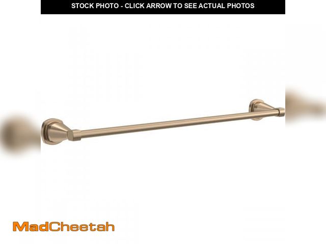 Lot 74-8932103 - Delta 22" Wall Mounted Towel Bar CBKB2828 Finish: Champagne Bronze - UNUSED