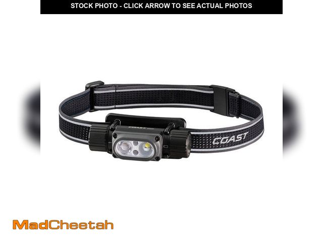 Lot 74-14435221 - Coast WPH32R 2000 Lumens Waterproof Rechargeable Headlamp - UNUSED